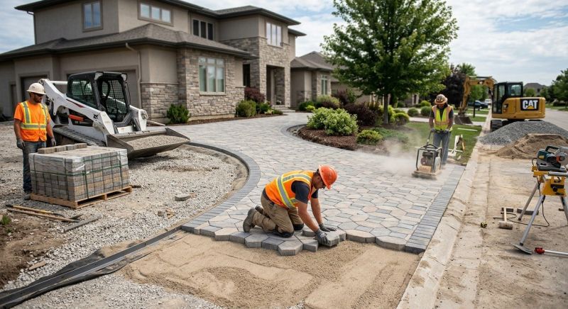 Driveway Pavers Replacement in Davis County, UT